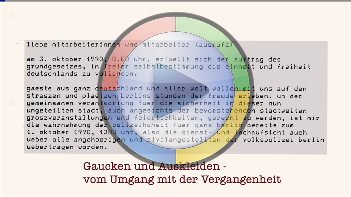 Gaucken und Auskleiden