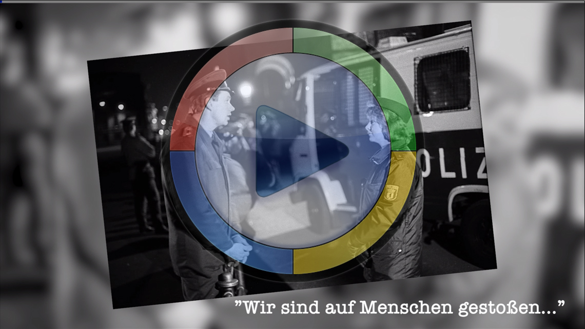 Wir sind auf Menschen gestoßen